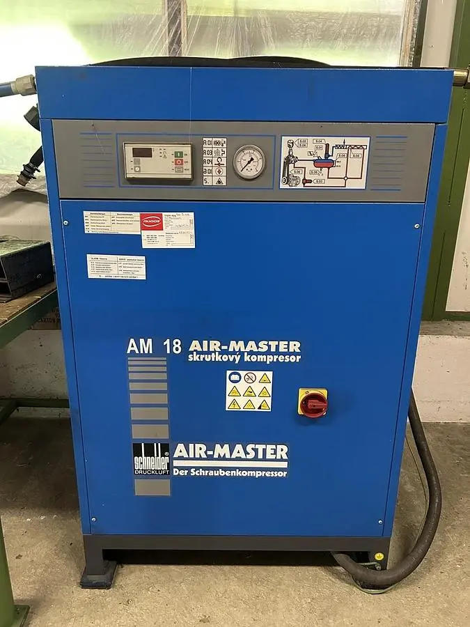 Used 2004 SCHNEIDER AM 18 Rotary Screw & Sliding Vane Air Compressors CZ | Amaron s.r.o. #1271970