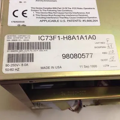 USED NEMATRON CORP IC73F1-H8A1A1A0