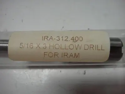 Iram or Baum/Naugendaly  5/16 x 13 Hollow Drill Bit (Coating Teflon)