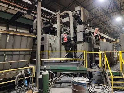 Used 1988 PANGBORN ES-1860 Monorail Hanger Shot Blaster Pennsylvania US | Shot Blasting Equipment #470205