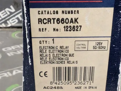 General Electric RCRT660AK Electronic Time Delay Relay 123627 New NIB