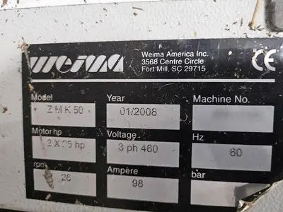 USED 2008 WEIMA ZMK-50