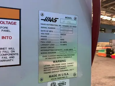 Used 2005 HAAS VF2SS Vertical Machining Centers Ohio US | HGR 24 #1175274