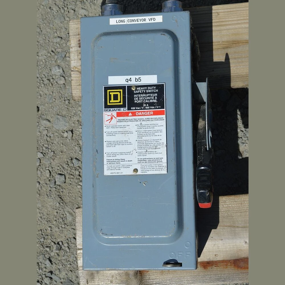 Square D 30 Amp Non-Fusible Disconnect