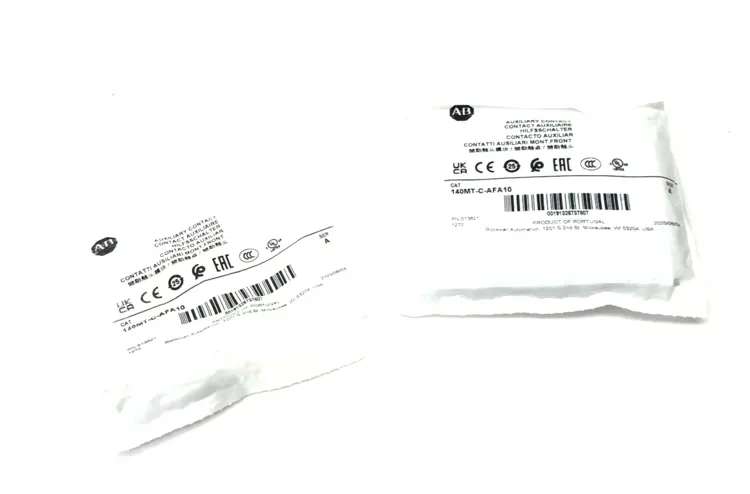 New | in-Stock Allen-Bradley Ser. A Auxiliary Contact Block Front Mount LOT OF 2 Contact Blocks Michigan US | Maverick Industrial Sales #1487267