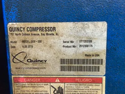 USED 2018 QUINCY QGV200
