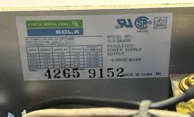 USED EMERSON SLS-24-036