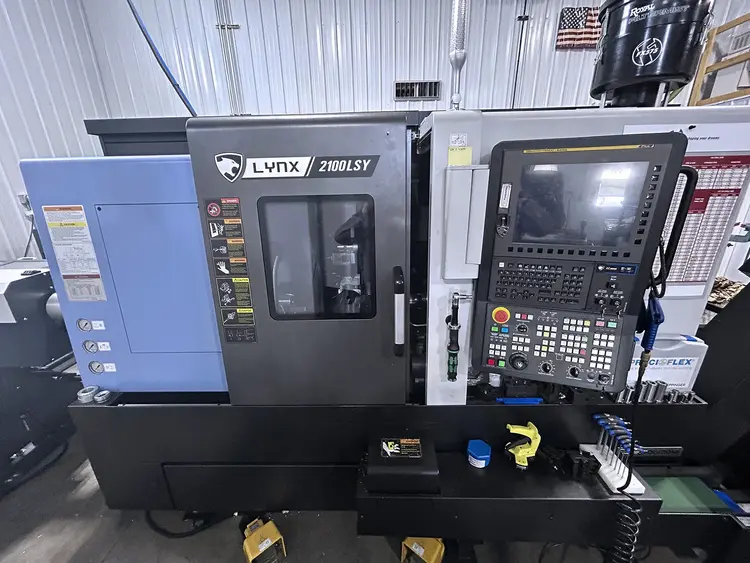 Used 2024 Doosan Lynx 2100LSYB CNC Lathes Iowa US | Machine Tool Bids #1470209