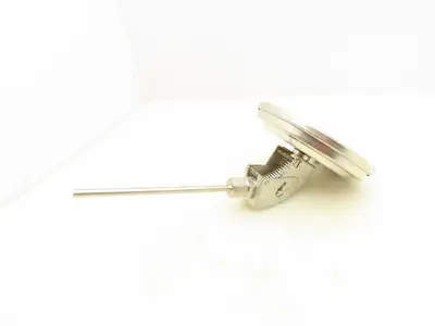 WIKA Temp Gauge 0-120 F 2 Degree Subd 5" Dial 1/2" NPT 6" Probe Stainless