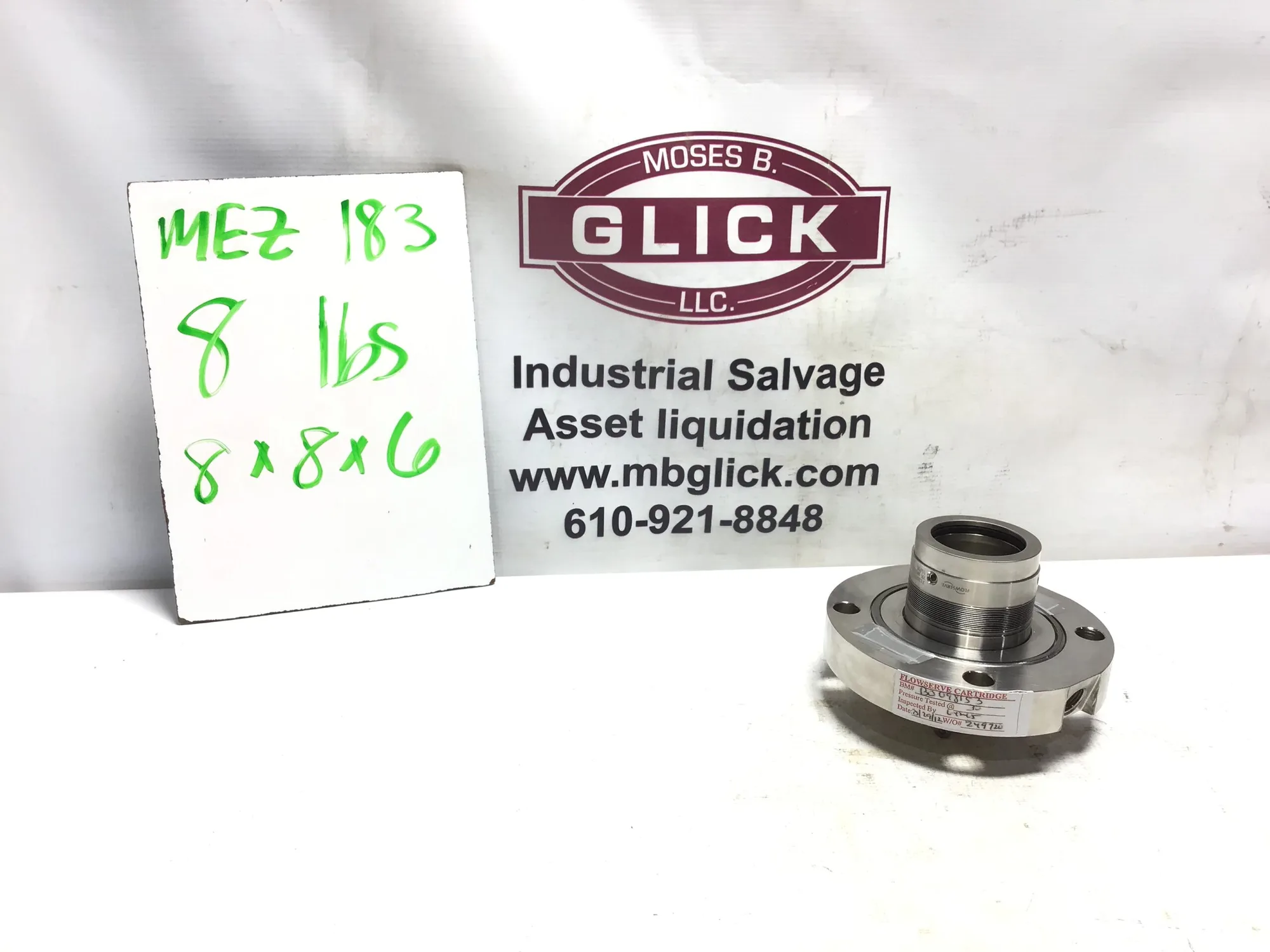 Flowserve XK MA8526653 10/08 Rotary Shaft Pump Seal
