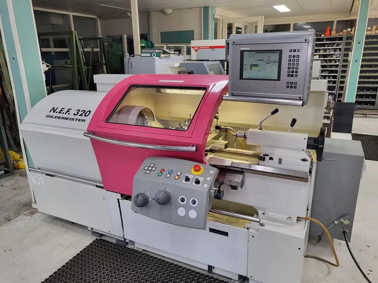 Used 1999 GILDEMEISTER NEF 320 CNC Lathes NL | Dies Moulds & Parts B.V. #200700