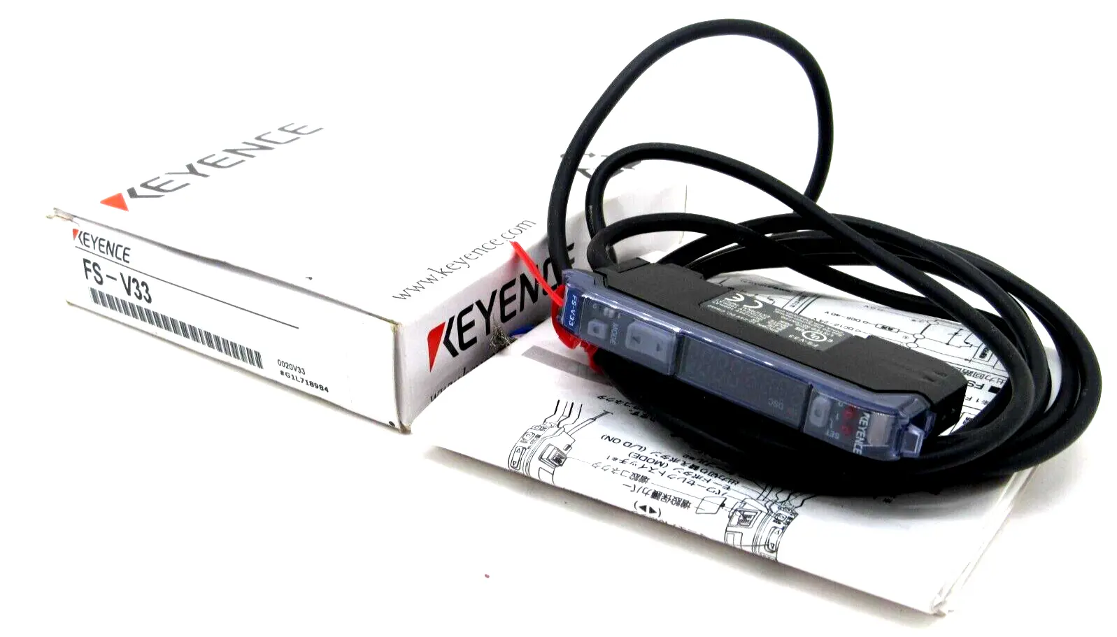 NEW KEYENCE FS-V33 PHOTOELECTRIC AMPLIFIER FSV33