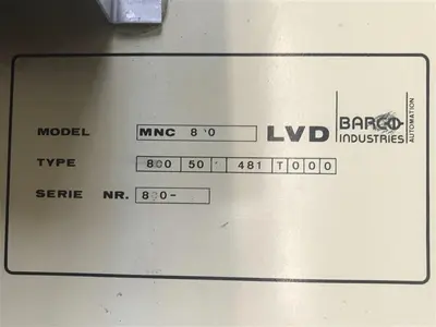 USED LVD MNC 800 CONTROL PANEL 800 50 481 T 000