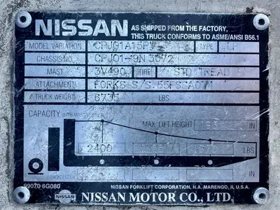 Used 2000 NISSAN JC30 Liquid Propane Forklifts Texas US | TB Forklifts #1275012