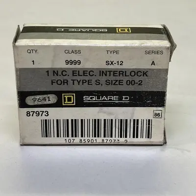 New | in-Stock SQUARE D 9999SX-12 Motor Control Parts Ohio US | Surplus Asset Holdings #1365640