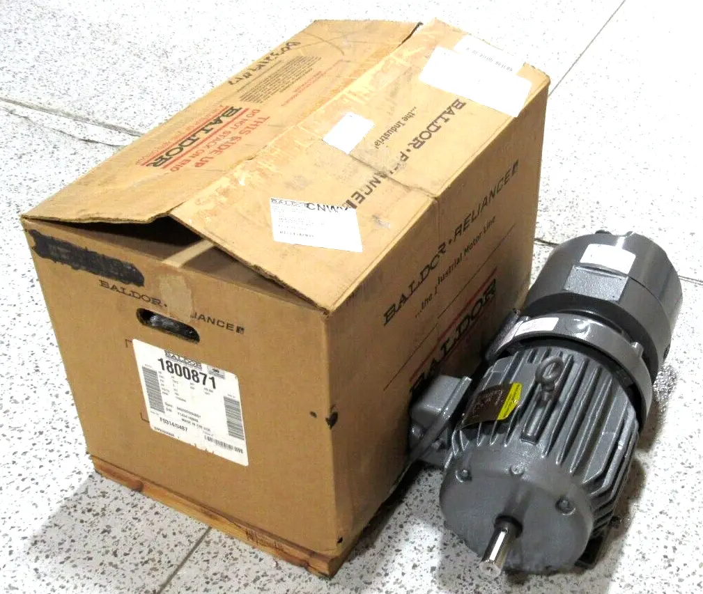 NEW BALDOR 1800871 BRAKE MOTOR 2/1 HP 460V 184T 108704105DQF