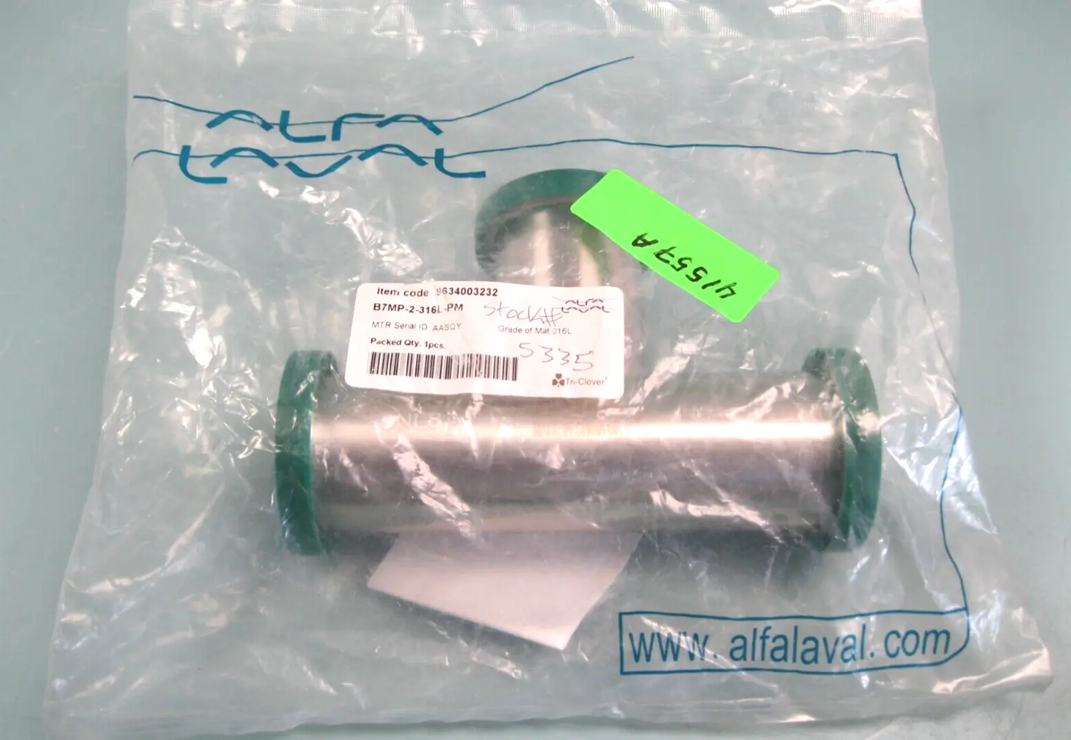 NEW Alfa Laval B7MPS-2-316L-PM