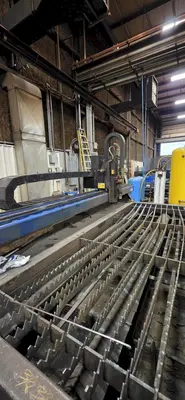 10' X 40' PINNACLE PRO HYPERTHERM EDGE PRO CNC PLASMA TABLE(NEW IN 2013). STOCK #1005625