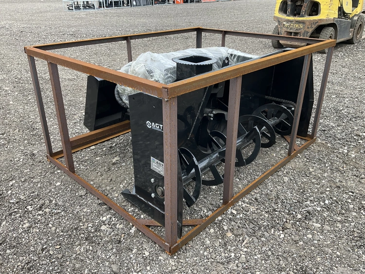 Used AGT INDUSTRIAL SSSNB680 - 60" HYDRAULIC SKID STEER SNOW BLOWER Snow Blowers Michigan US | Miedema Asset Management Group #1477190