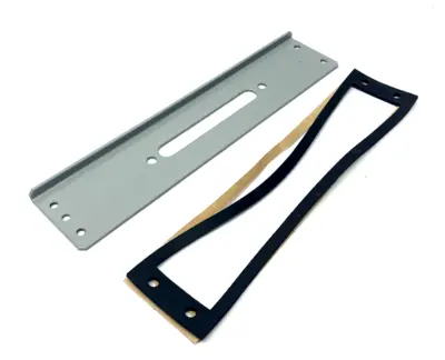 | Hoffman ABS Operator Adapter, Universal Cutout, Small Handle, Gray Steel 28087 - New – Open box