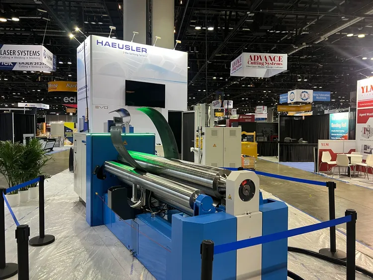 Used 2023 HAUSLER EVO 21031 Plate Bending Rolls including Pinch Michigan US | ETCNA 2 #75897