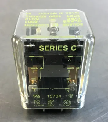 SQUARE D 8501 KU12 SER. C Relay 4C
