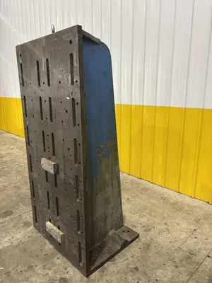 72" H X 36" W STEEL SLOTTED ANGLE PLATE: STOCK #23589
