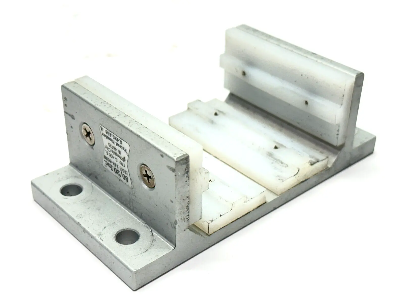 6833 | 80/20  Double Flange Short High-Cycle Linear Bearing 4-Slot Mount - Used