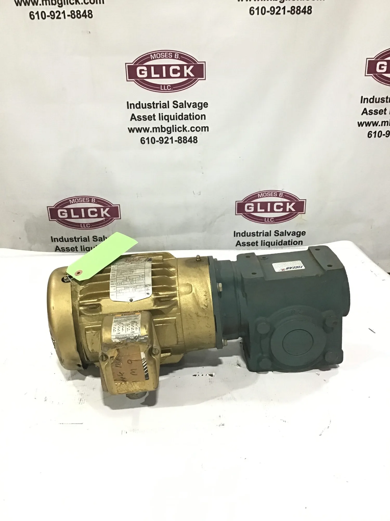 Baldor Super E VEM3587T Electric Gearmotor 2HP 3PH