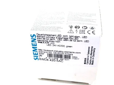 NEW SIEMENS 8WD4420-5AC CONTINOUS LIGHT ELEMENT 8WD44205AC
