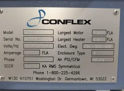 Used 2020 CONFLEX SYNC Horizontal Side Sealers Pennsylvania US | Global Equipment International, LLC #1342522