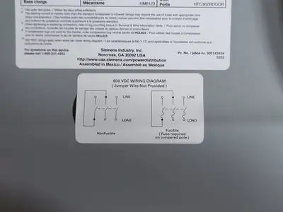 USED SIEMENS HFC362R