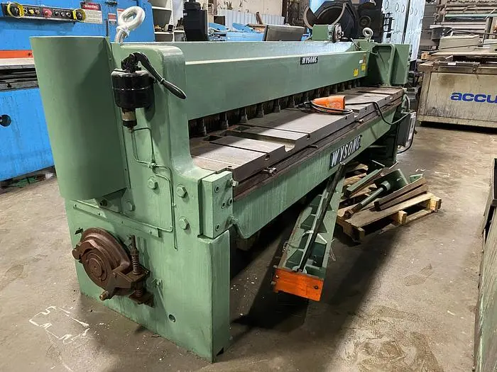 Used WYSONG 1010 RD Power Squaring Shears (Gauge) Arkansas US | SMF MACHINE TOOLS #300204