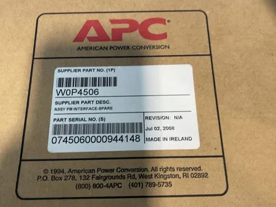 USED 2008 APC W0P4506