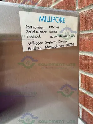 USED MILLIPORE STAINLESS STEEL INDUSTRIAL CONTROL PANEL ENCLOSURE 16" X 20" X 9"