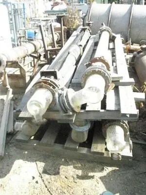 Heat Exchanger, Shell & Tube, 20 SF, Glass, 3/4" Tubes (4) #S735092