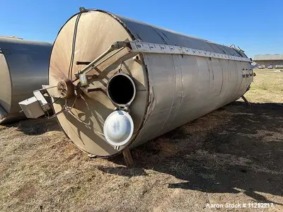 Used 8,600 Gallon Stainless Steel Storage Tank – Food & Beverage Grade