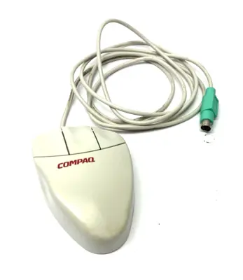 USED LOGITECH MOUSEMAN COMPAQ THREE-BUTTON MOUSE 269210-006