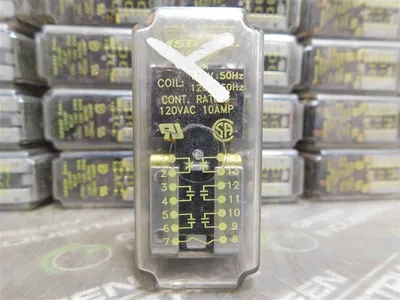 Lot of 40 MSD Inc. 219DXBP Relays 110V50Hz 120V60Hz Cont. Rating 120VAC 10A Used