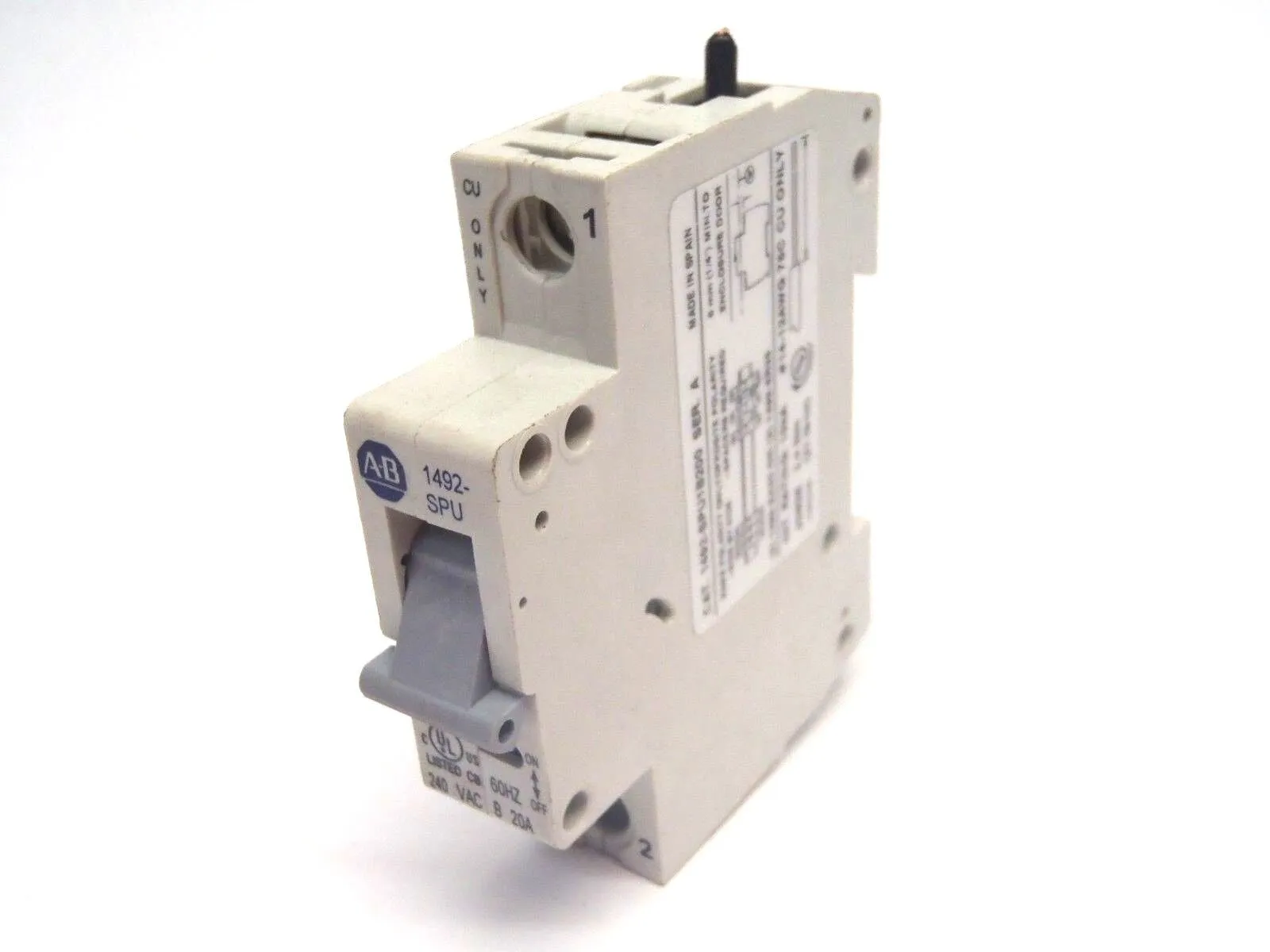USED ALLEN-BRADLEY CIRCUIT BREAKER