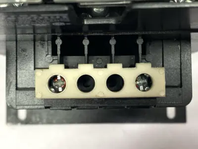 USED ALLEN-BRADLEY SER. A CONTROL TRANSFORMER MISSING TERMINAL SCREWS