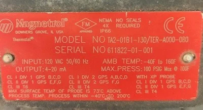 USED MAGNETROL B144