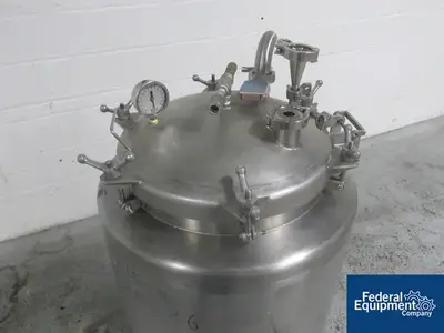 USED HyClone 200 Liter Conecraft Receiver Tank, 304 S/S, 8#
