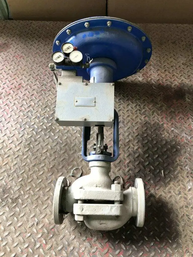 Kieley & Mueller 1350-02 2″ Steel Pneumatic Actuated Plug Valve w/ Positioner