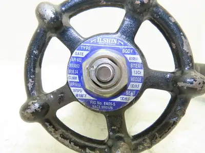 Ilshin 8A05-5 Steel Gate Valve 3/4" Socket Weld 1975psi Class 800  Lot of 2