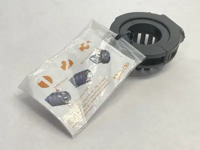 USED IGUS TRIFLEX R STANDARD MOUNTING BRACKET W/ STRAIN RELIEF 70MM DIA.
