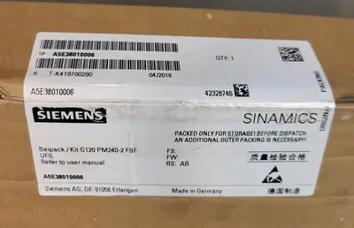 Siemens G120 PM240-2 FSF Sinamics power module Beipack Kit Loc4E37