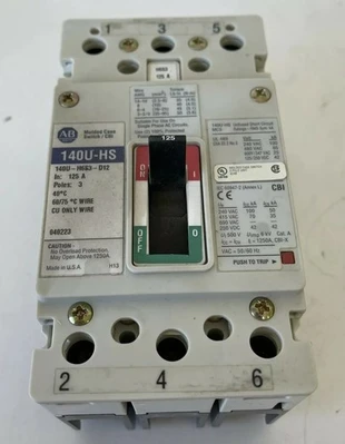 NEW Allen Bradley 140U-H6S3-D12