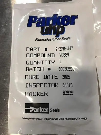 Used PARKER UHP 2-278-UHP Semiconductor - Other California US | Advanced Capital Equipment Sales #433087