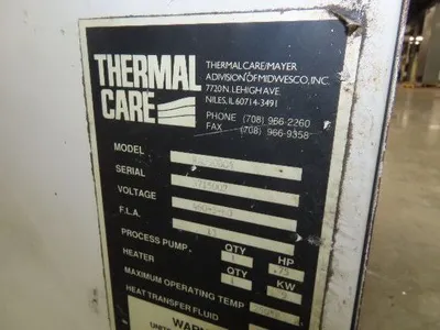 Thermal Care RA090804 Accutherm Temperature Controller 460V 3Ph 3/4Hp Aquatherm